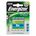 Energizer-Rechargeable-Extreme-AAA-NH12-800mAh-Batterier-4-Stk